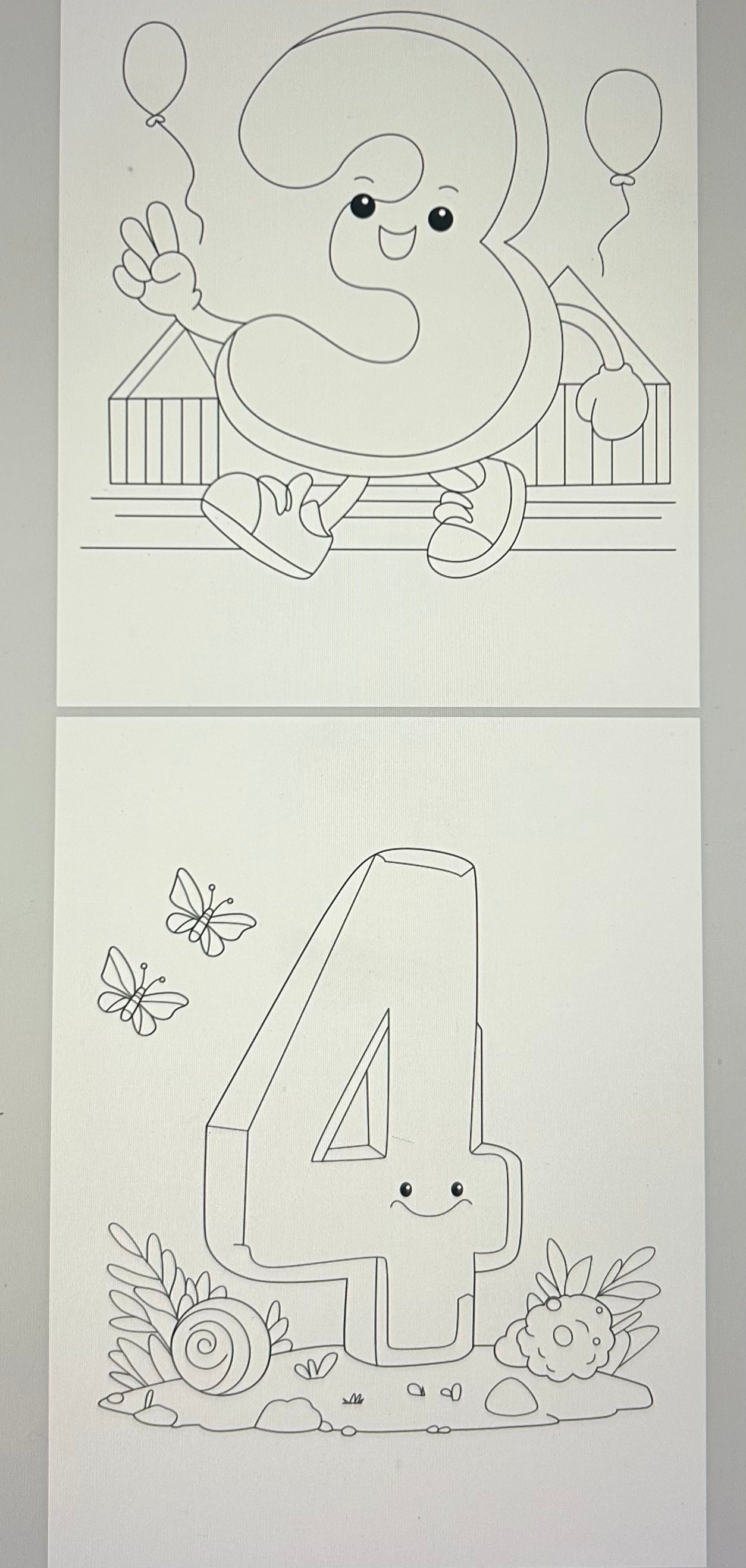 Tiny Learners Coloring Book (ABC • 123 • Nature)